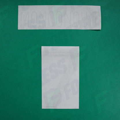 Flocage Officiel - AS Saint-Etienne, Monconduit, 2022/2023 2023/2024, Away, Vert/Blanc