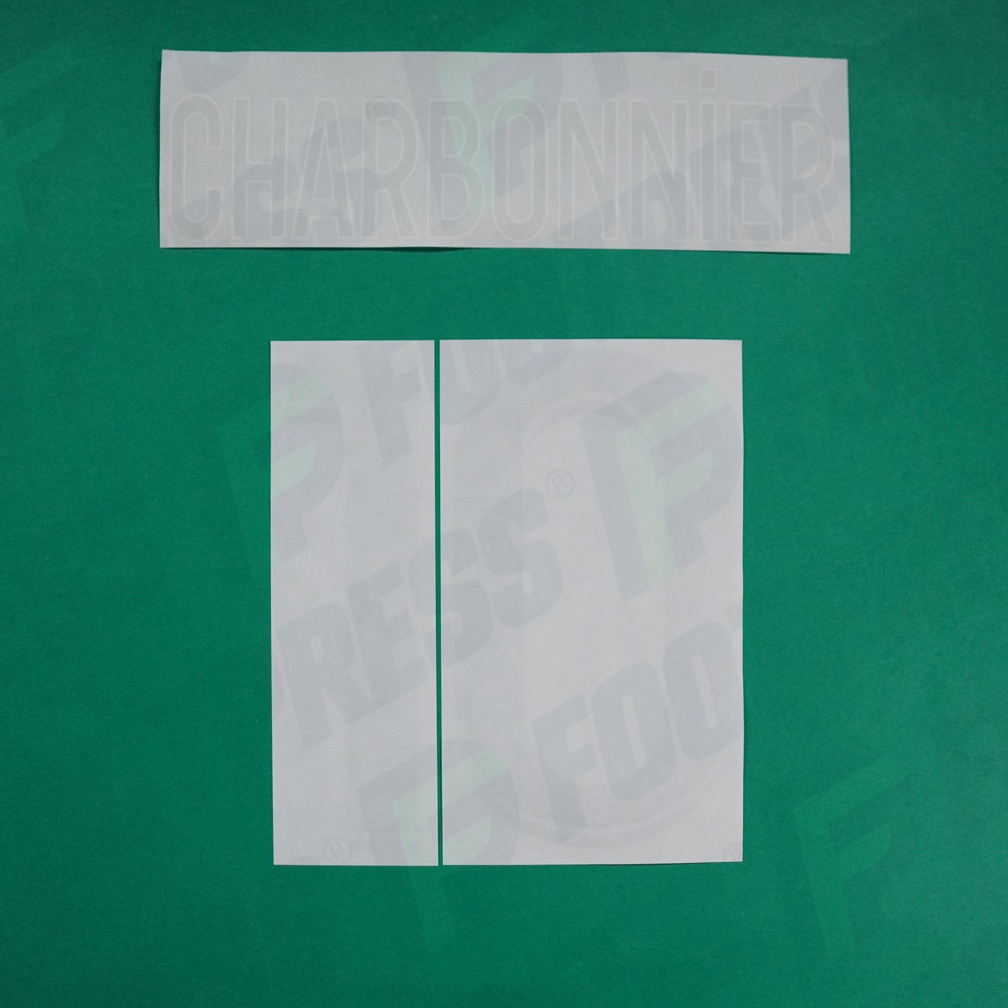 Flocage Officiel - AS Saint-Etienne, Charbonnier, 2022/2023 2023/2024, Away, Vert/Blanc