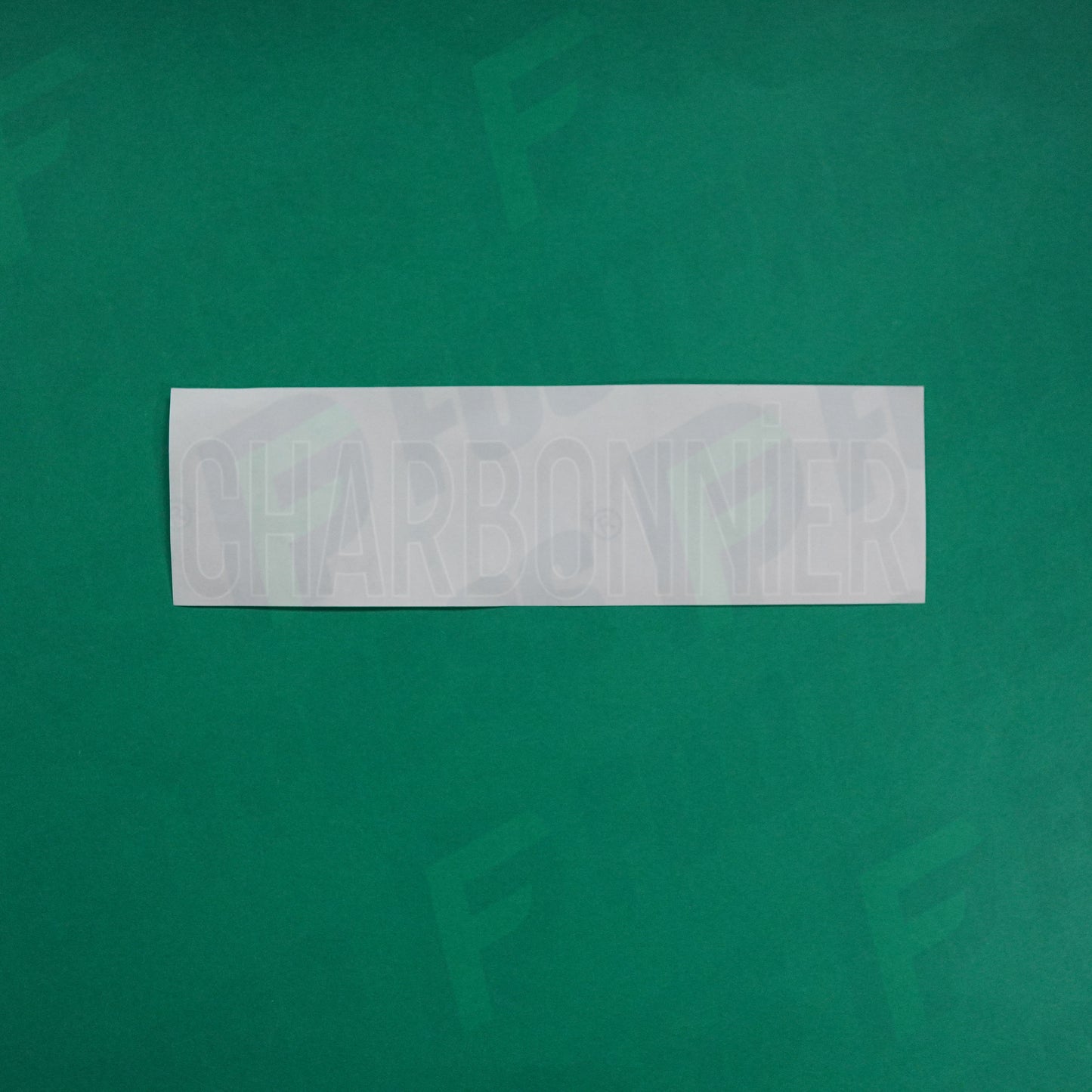 Flocage Officiel - AS Saint-Etienne, Nom Seul, Charbonnier, 2022/2023 2023/2024, Away, Vert/Blanc