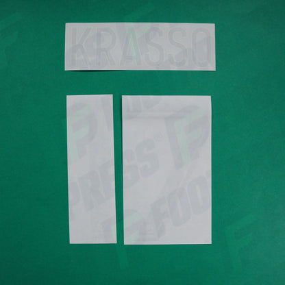 Flocage Officiel - AS Saint-Etienne, Krasso, 2022/2023 2023/2024, Away, Vert/Blanc