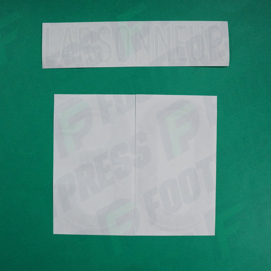 Flocage Officiel - AS Saint-Etienne, Larsonneur, 2022/2023 2023/2024, Away, Vert/Blanc