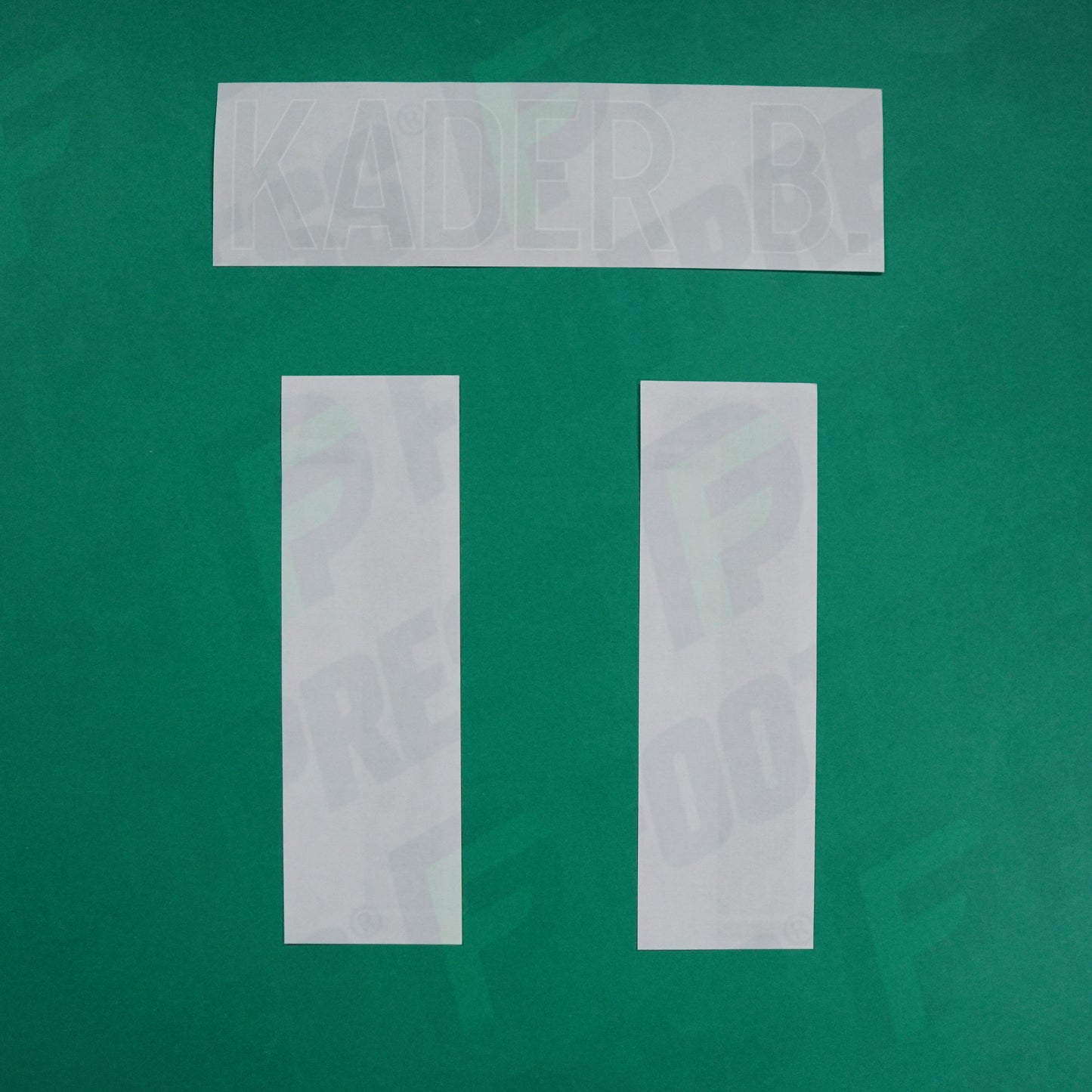 Flocage Officiel - AS Saint-Etienne, Kader Bamba, 2022/2023 2023/2024, Away, Vert/Blanc