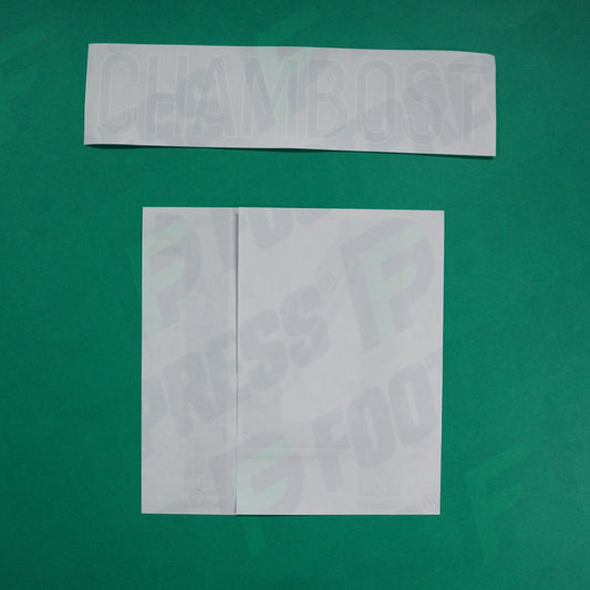 Flocage Officiel - AS Saint-Etienne, Chambost, 2022/2023 2023/2024, Away, Vert/Blanc