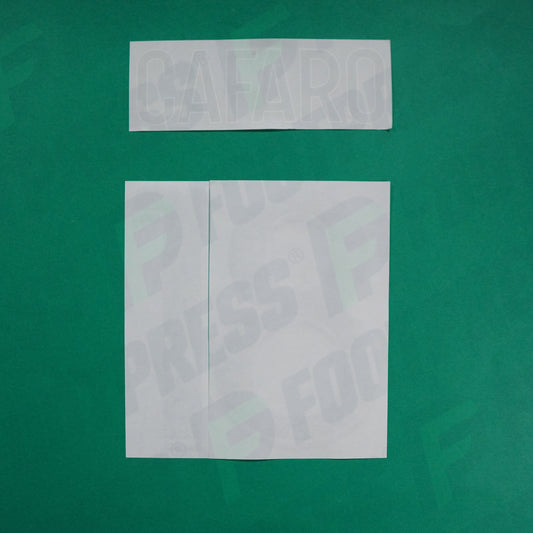 Flocage Officiel - AS Saint-Etienne, Cafaro, 2022/2023 2023/2024, Away, Vert/Blanc