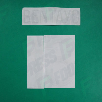 Flocage Officiel - AS Saint-Etienne, Bentayg, 2022/2023 2023/2024, Away, Vert/Blanc