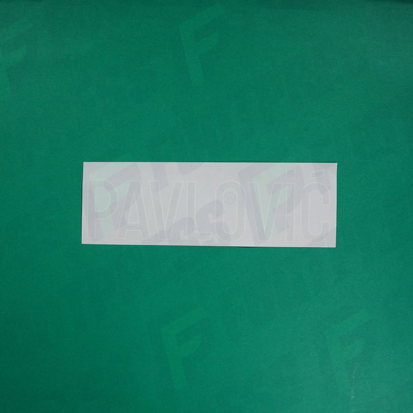 Flocage Officiel - AS Saint-Etienne, Nom Seul, Pavlovic, 2022/2023 2023/2024, Away, Vert/Blanc