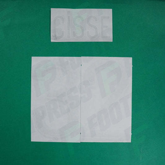 Flocage Officiel - AS Saint-Etienne, Cissé, 2022/2023 2023/2024, Away, Vert/Blanc