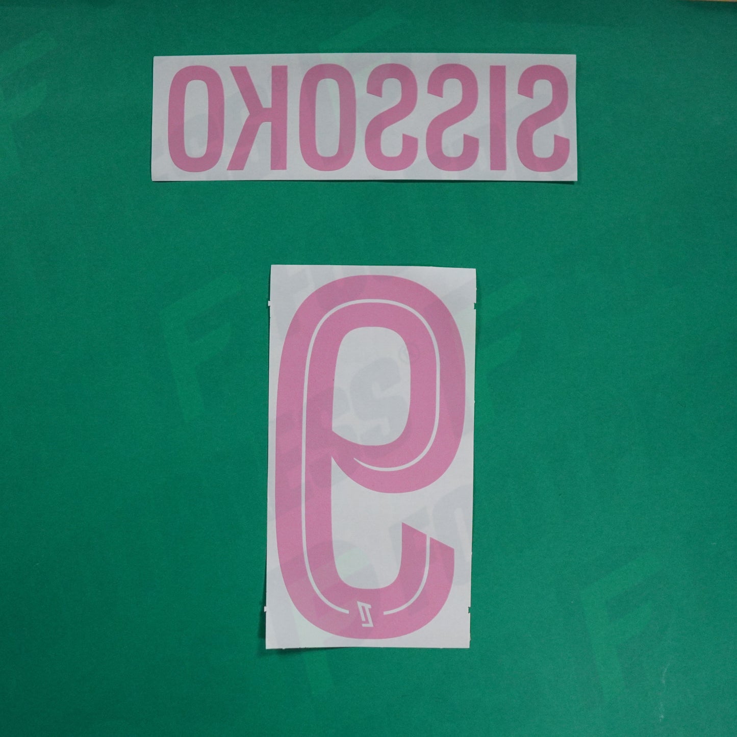 Flocage Officiel - AS Saint-Etienne, Sissoko, 2024/2025, Octobre Rose, Rose