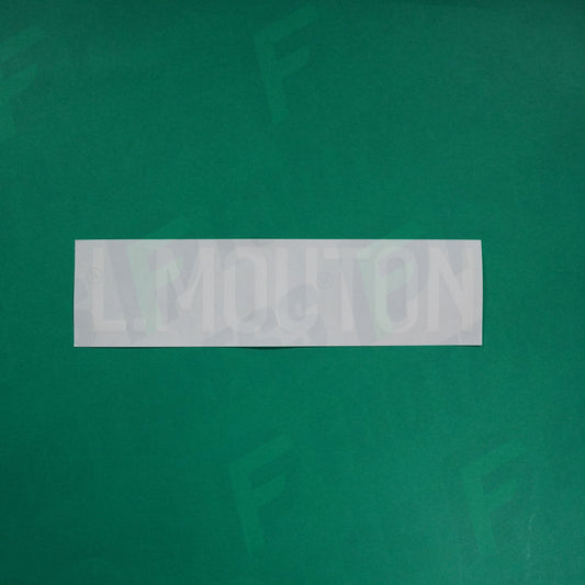 Flocage Officiel - AS Saint-Etienne, Nom Seul, L.Mouton, 2023/2024, Third, Blanc