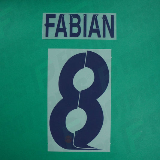 Flocage Officiel - Paris Saint-Germain, Fabian Ruiz, 2023/2024, Away LDC, Bleu/Rouge