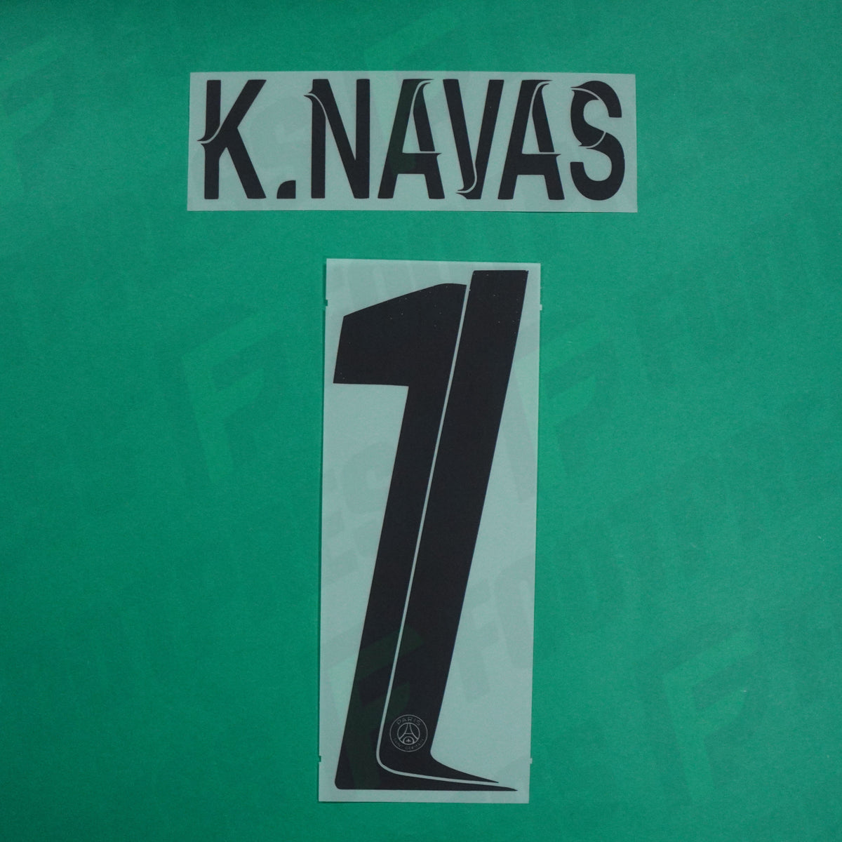 Flocage Officiel - Paris Saint-Germain, Keylor Navas, 2023/2024, GK LDC, Noir
