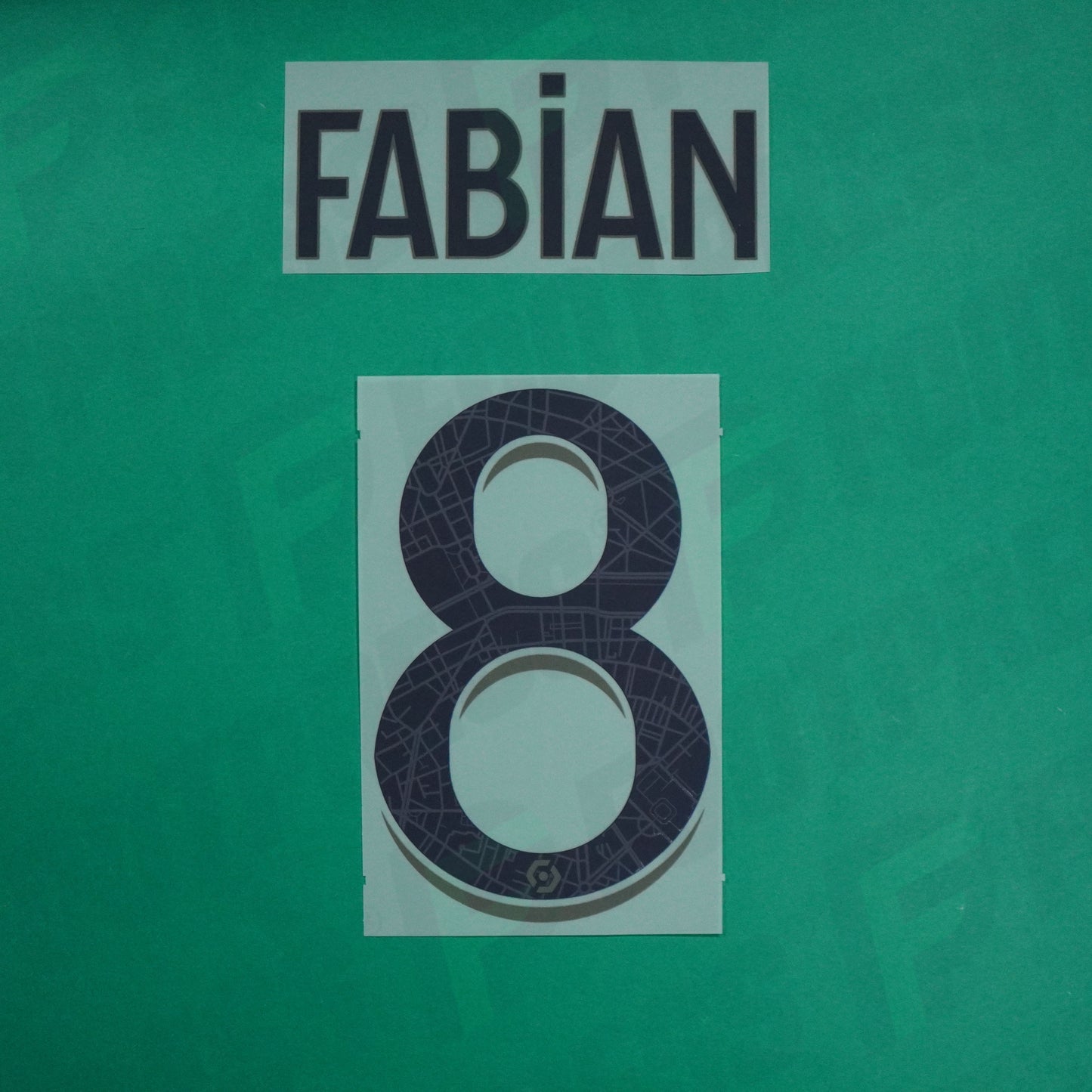 Flocage Officiel - Paris Saint-Germain, Fabian Ruiz, 2023/2024, Fourth, Noir/Vert