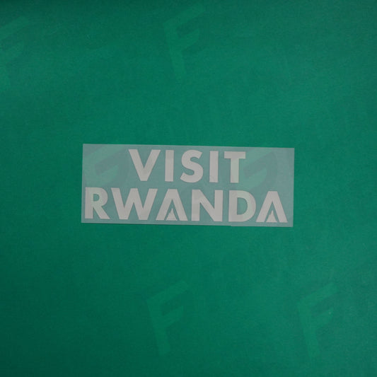 Flocage Officiel - Sponsor, Paris Saint-Germain, Visit Rwanda, Argenté