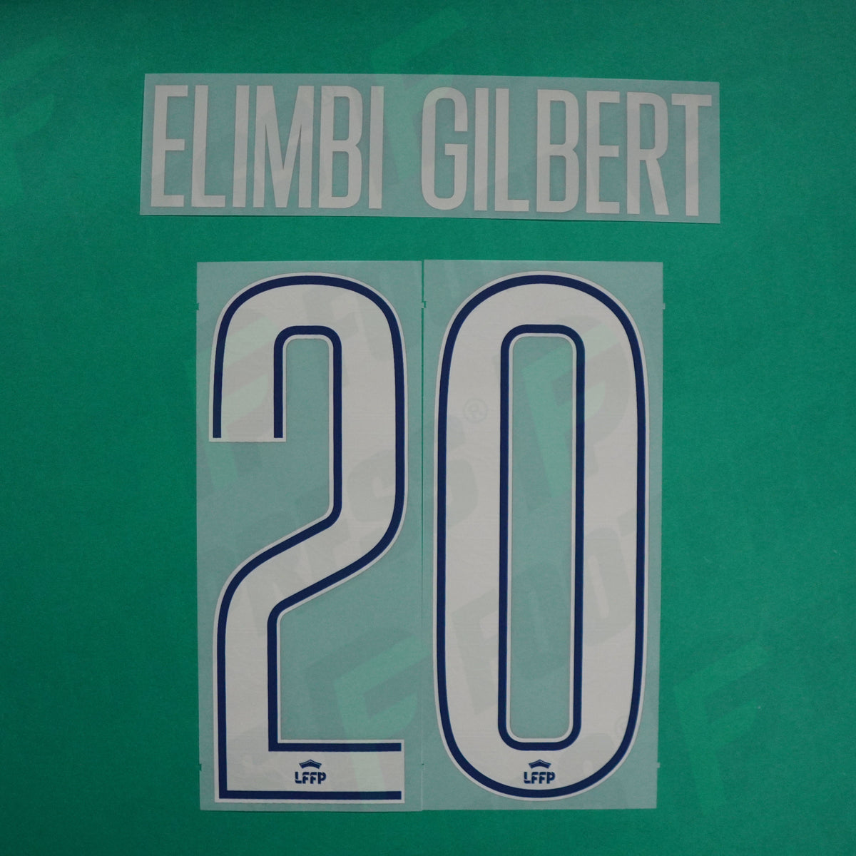 Flocage Officiel - Paris Saint-Germain Féminine, Elimbi Gilbert, 2024/2025, Fourth, Argenté