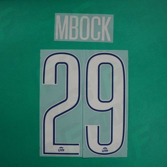 Flocage Officiel - Paris Saint-Germain Féminine, Mbock, 2024/2025, Fourth, Argenté