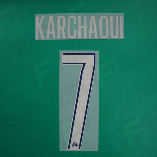 Flocage Officiel - Paris Saint-Germain Féminine, Karchaoui, 2024/2025, Fourth, Argenté