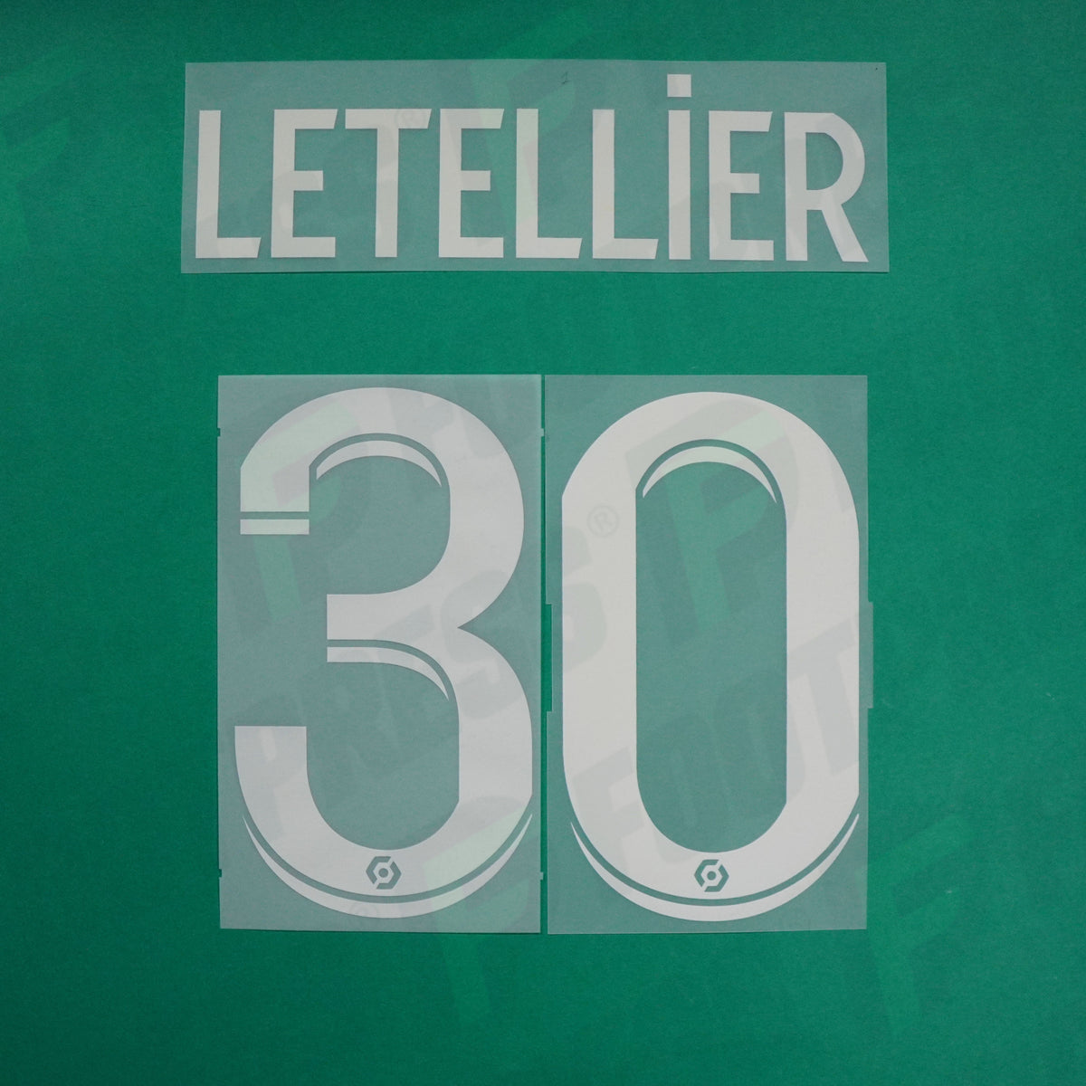 Flocage Officiel - Paris Saint-Germain, Letellier, 2023/2024, GK, Blanc