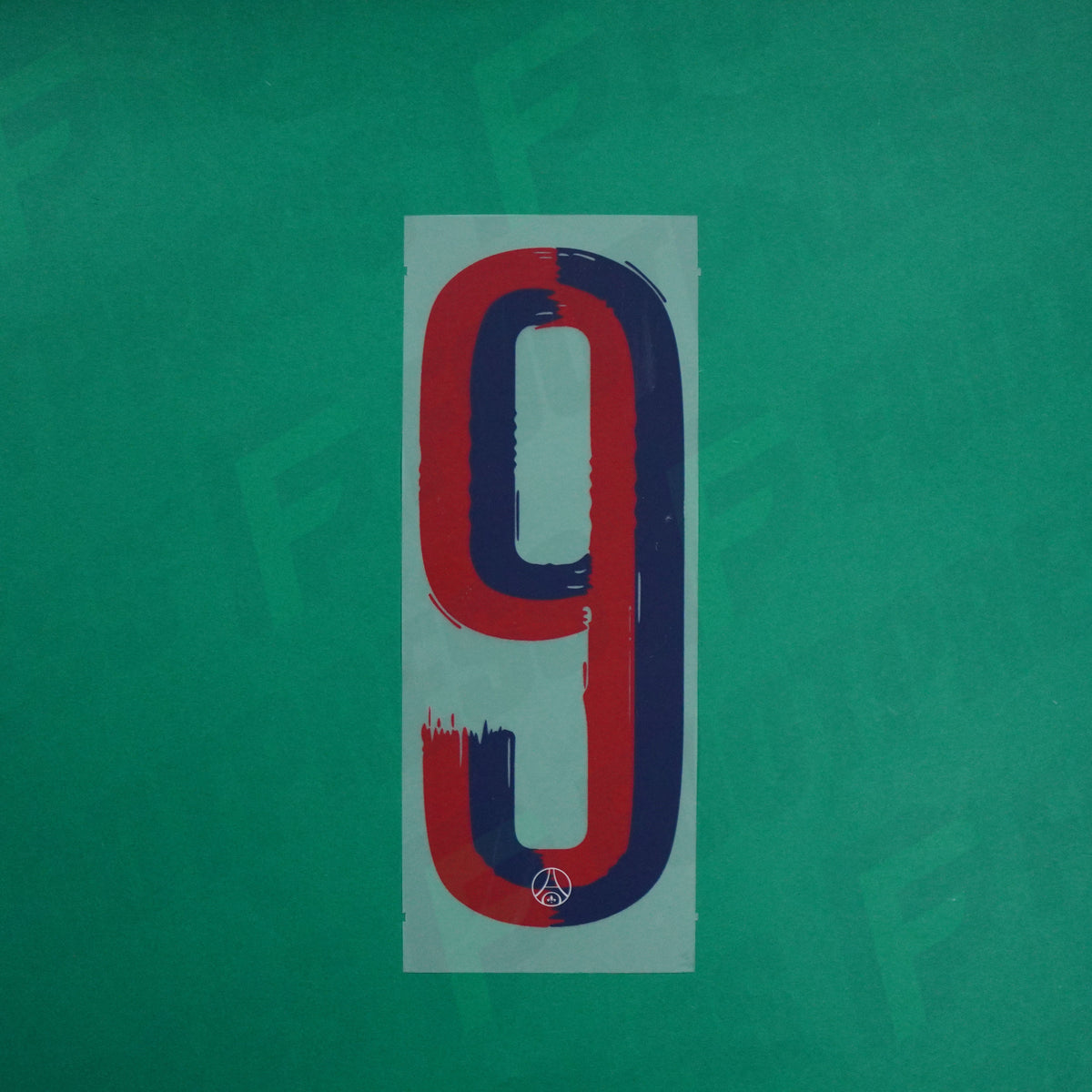 Flocage Officiel - Paris Saint-Germain, Chiffre Seul, 9, 2024/2025, Away Coupe du Monde des Clubs, Rouge/Bleu