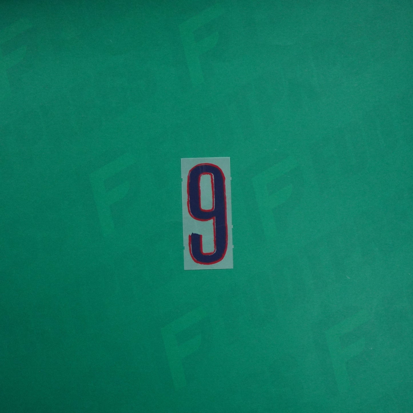 Flocage Officiel - Paris Saint-Germain, Chiffre Short Seul, 9, 2024/2025, Away LDC, Bleu foncé/Rouge