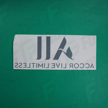 Flocage Officiel - Sponsor, Paris Saint-Germain, ALL Accor Live Limitless, Petit, Blanc