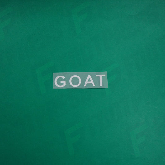 Flocage Officiel - Sponsor, Paris Saint-Germain, GOAT Qualité basse, Grand, Blanc