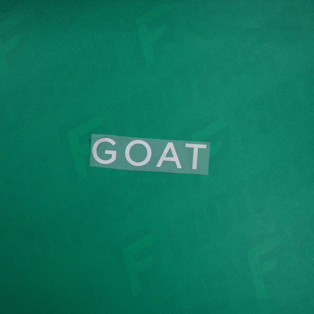 Flocage Officiel - Sponsor, Paris Saint-Germain, GOAT Qualité basse, Très Grand, Blanc