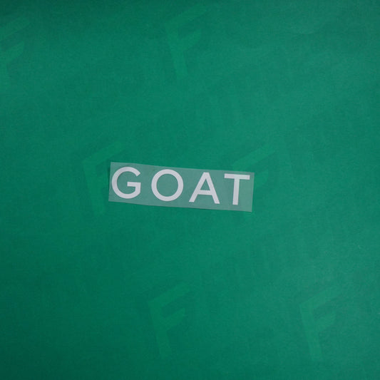 Flocage Officiel - Sponsor, Paris Saint-Germain, GOAT Qualité basse, Très Grand, Blanc