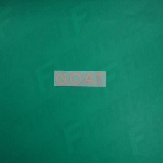 Flocage Officiel - Sponsor, Paris Saint-Germain, GOAT, Grand, Sable