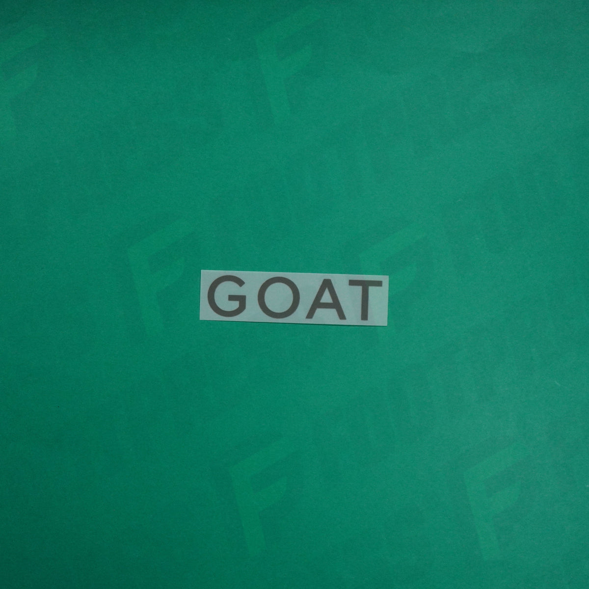 Flocage Officiel - Sponsor, Paris Saint-Germain, GOAT, Grand, Gris foncé