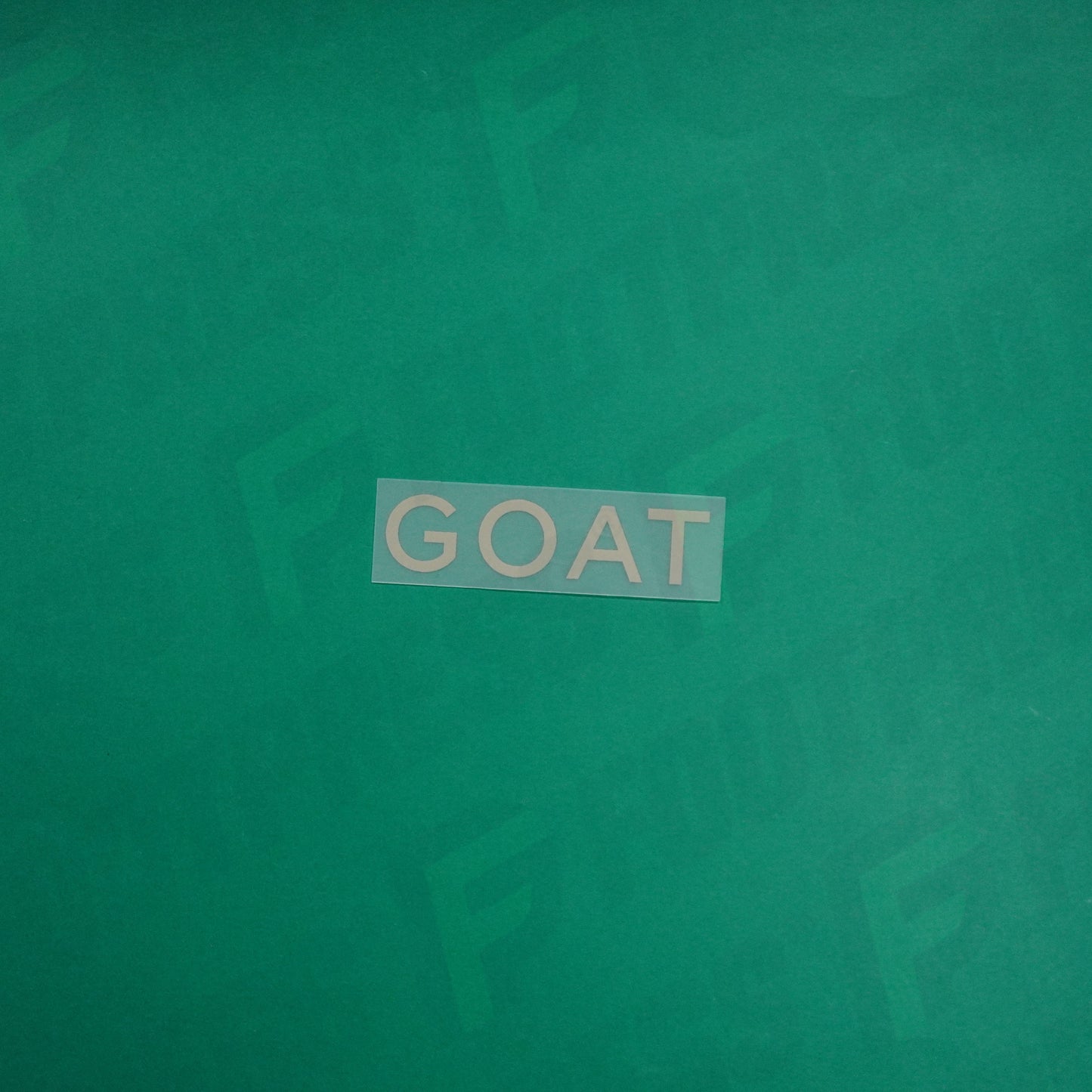 Flocage Officiel - Sponsor, Paris Saint-Germain, GOAT, Grand, Gris clair