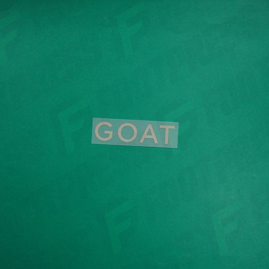 Flocage Officiel - Sponsor, Paris Saint-Germain, GOAT, Grand, Gris clair