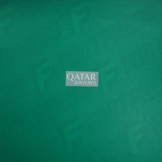 Flocage Officiel - Sponsor, Paris Saint-Germain, Qatar Airways, Petit, Blanc