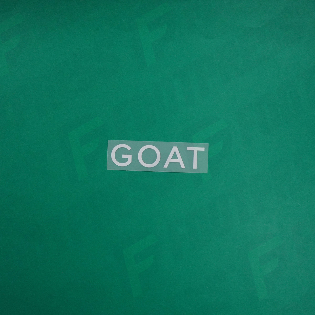 Flocage Officiel - Sponsor, Paris Saint-Germain, GOAT, Grand, Blanc