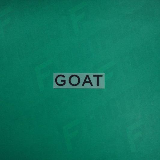 Flocage Officiel - Sponsor, Paris Saint-Germain, GOAT, Grand, Noir