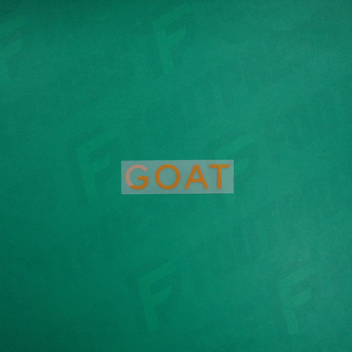 Flocage Officiel - Sponsor, Paris Saint-Germain, GOAT, Grand, Ocre
