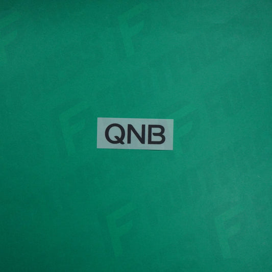 Flocage Officiel - Sponsor, Paris Saint-Germain, QNB, Noir