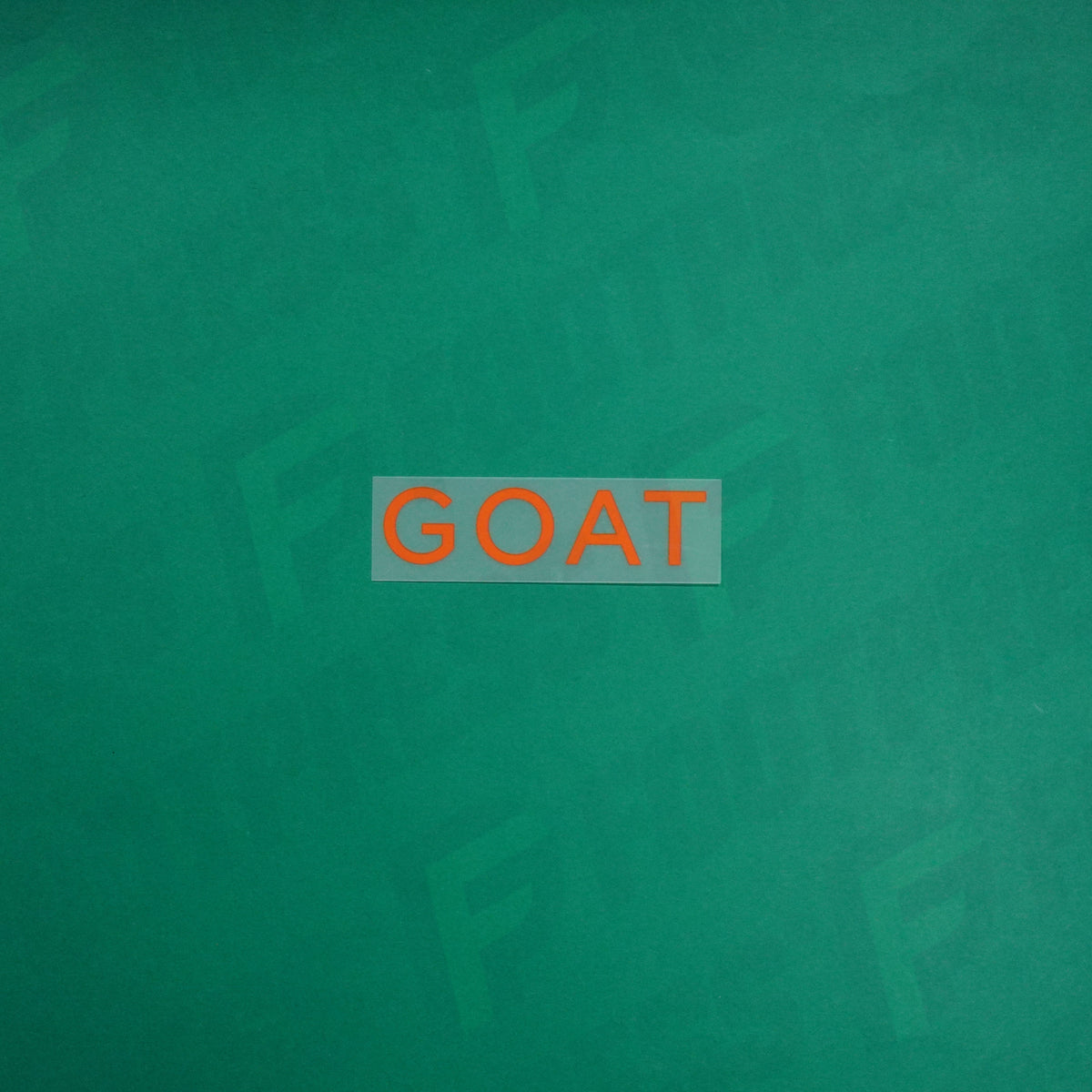 Flocage Officiel - Sponsor, Paris Saint-Germain, GOAT, Grand, Orange