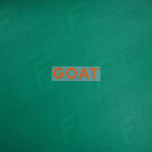 Flocage Officiel - Sponsor, Paris Saint-Germain, GOAT, Grand, Orange