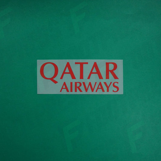 Flocage Officiel - Sponsor, Paris Saint-Germain, Qatar Airways, Petit Torse, Rouge
