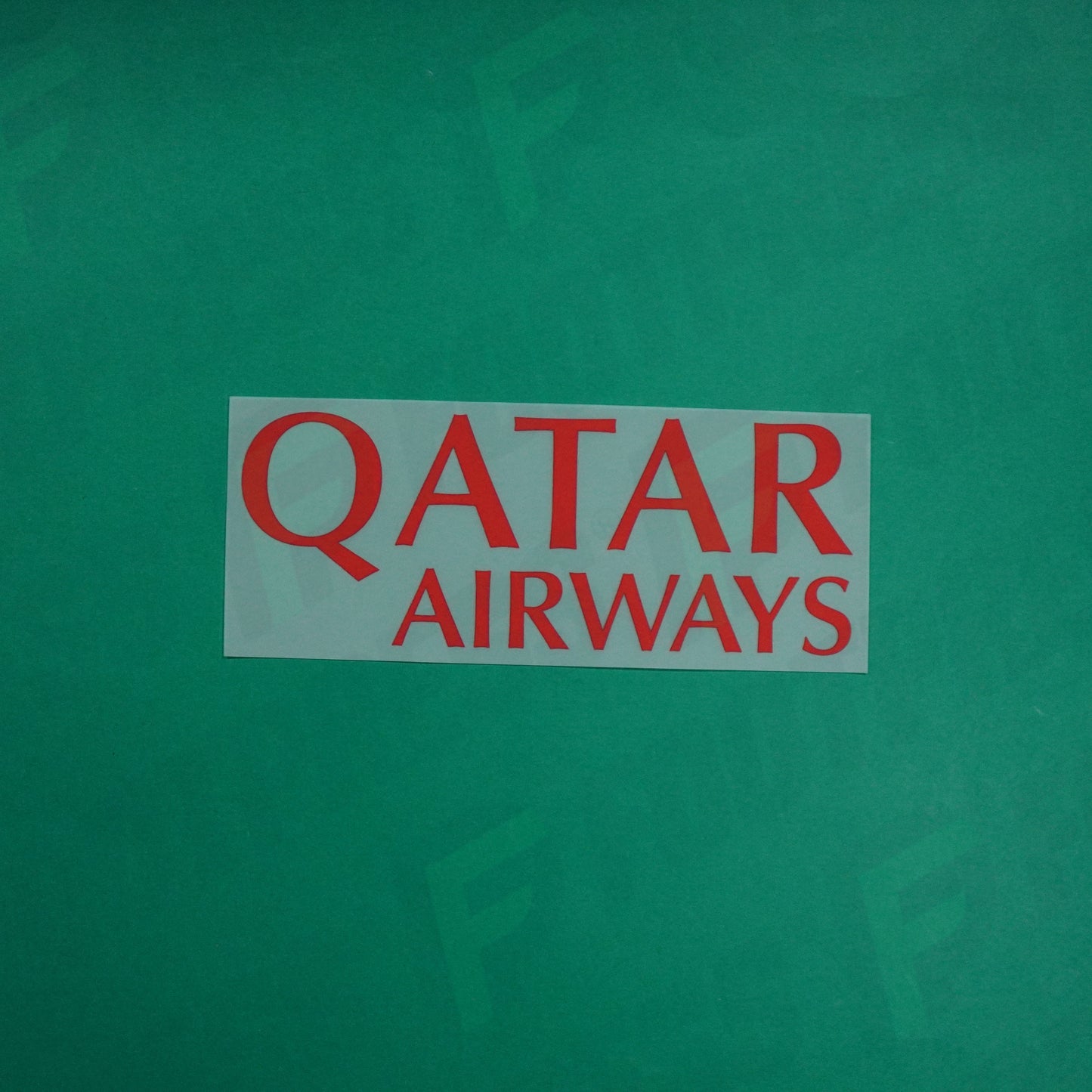 Flocage Officiel - Sponsor, Paris Saint-Germain, Qatar Airways, Grand Torse, Rouge