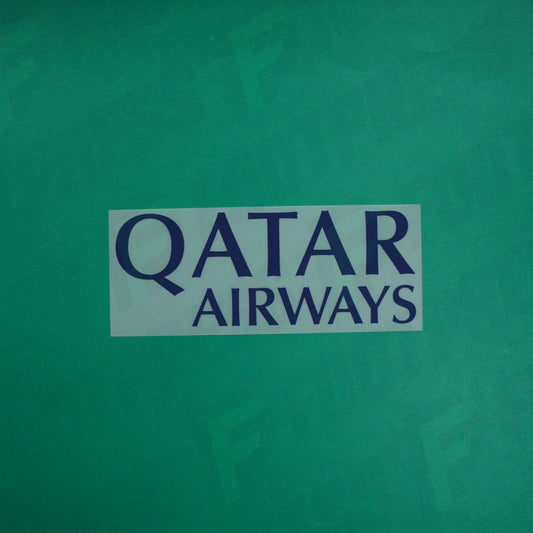 Flocage Officiel - Sponsor, Paris Saint-Germain, Qatar Airways, Bleu foncé