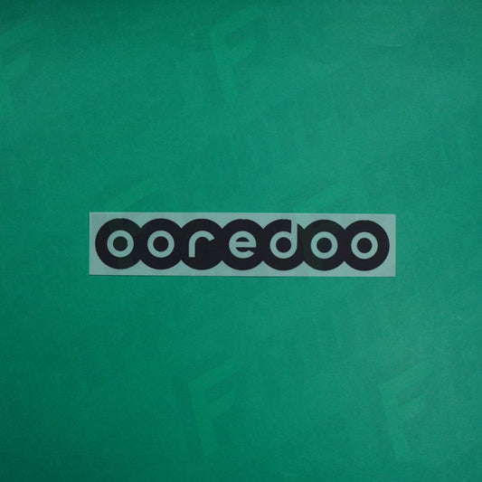 Flocage Officiel - Sponsor, Paris Saint-Germain, Ooredoo, Monblason, Noir