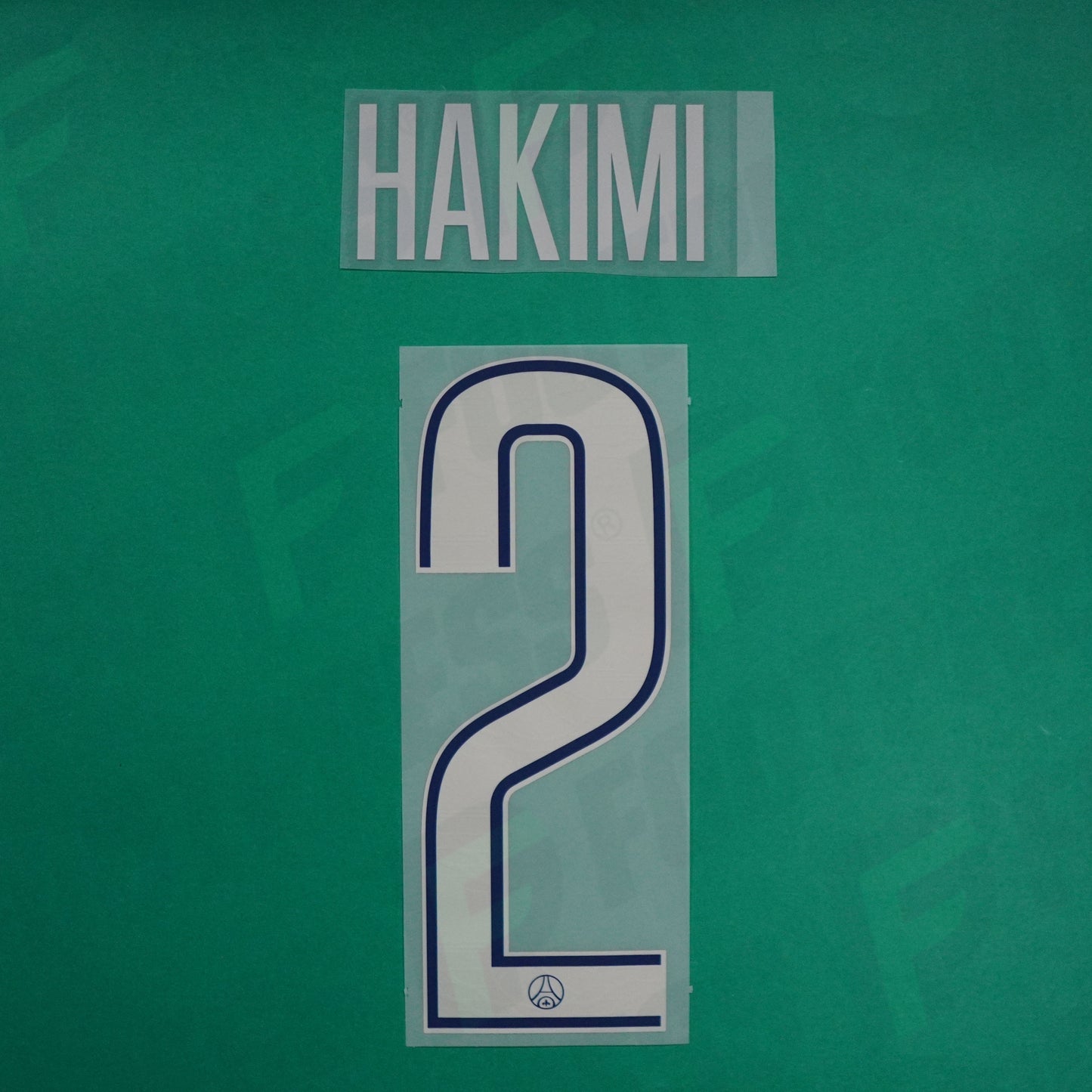 Flocage Officiel - Paris Saint-Germain, Hakimi Qualité Basse, 2024/2025, Fourth LDC, Argenté