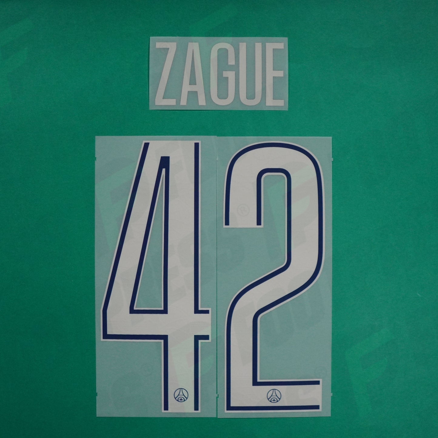 Flocage Officiel - Paris Saint-Germain, Zague, 2024/2025, Fourth LDC, Argenté