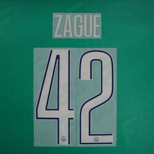 Flocage Officiel - Paris Saint-Germain, Zague, 2024/2025, Fourth LDC, Argenté