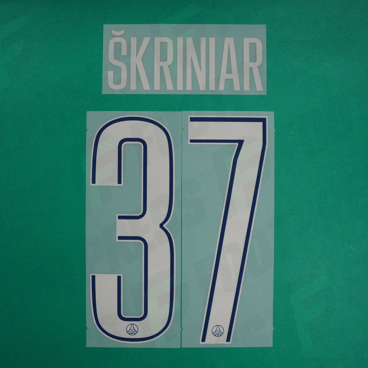 Flocage Officiel - Paris Saint-Germain, Skriniar, 2024/2025, Fourth LDC, Argenté