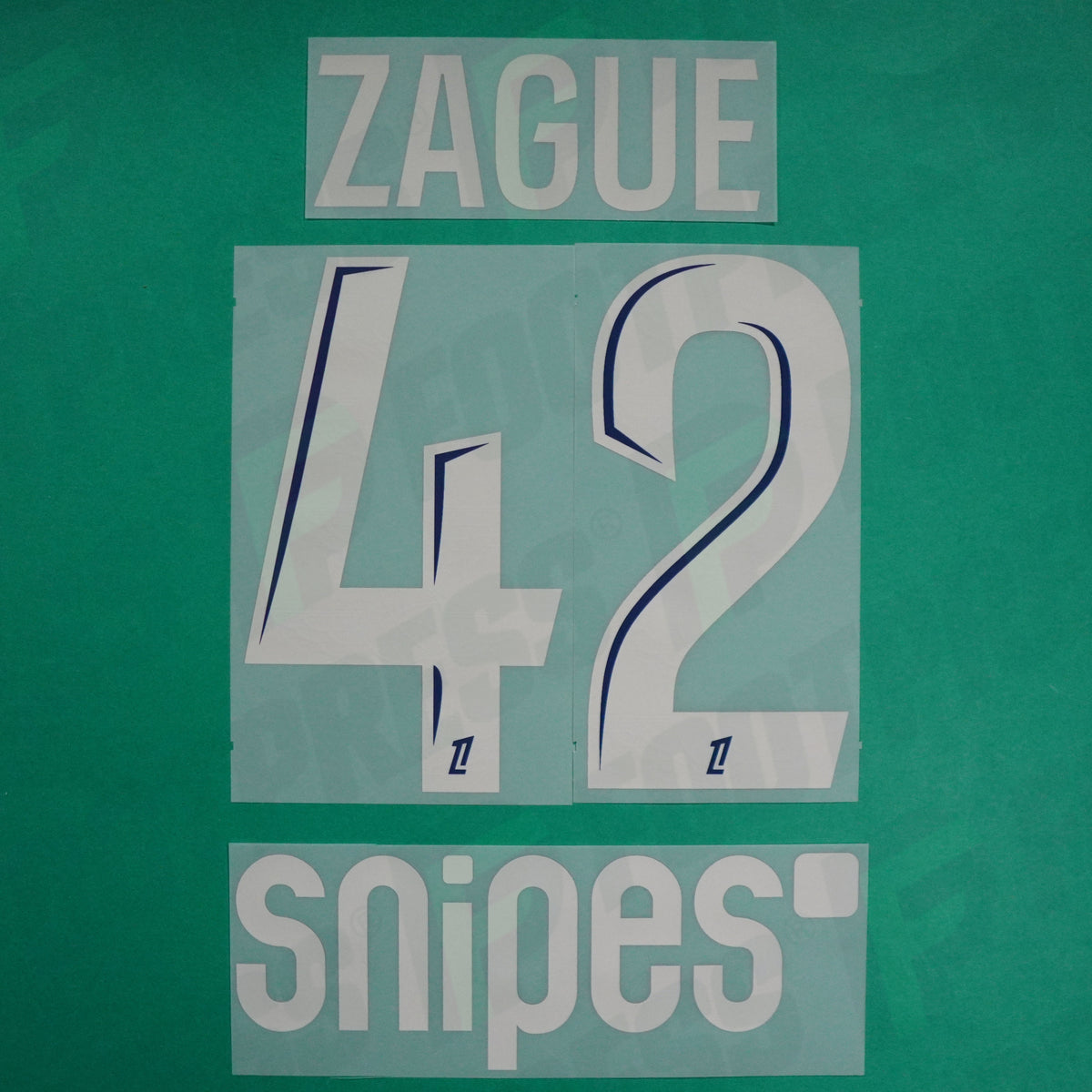 Flocage Officiel - Paris Saint-Germain, Zague, 2024/2025, Fourth + Snipes, Argenté