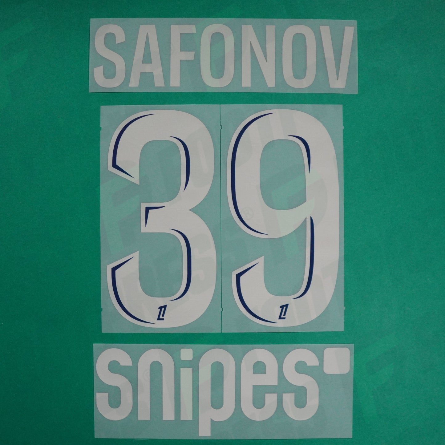 Flocage Officiel - Paris Saint-Germain, Safonov, 2024/2025, Fourth + Snipes, Argenté