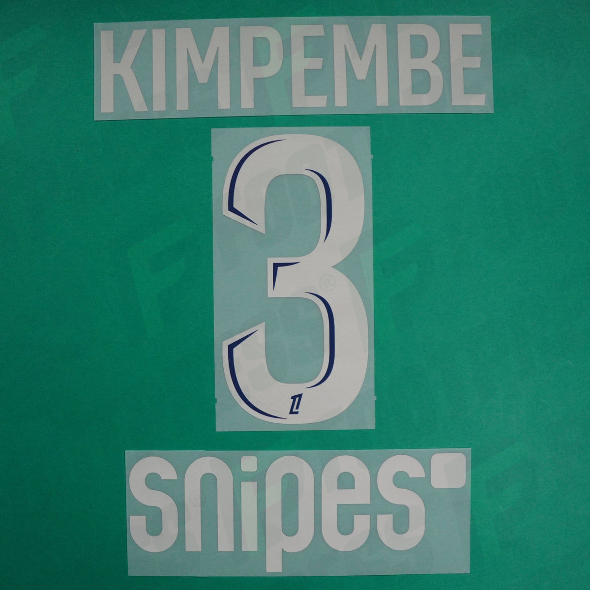 Flocage Officiel - Paris Saint-Germain, Kimpembe, 2024/2025, Fourth + Snipes, Argenté