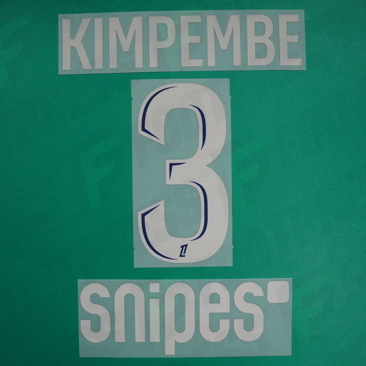 Flocage Officiel - Paris Saint-Germain, Kimpembe, 2024/2025, Fourth + Snipes, Argenté